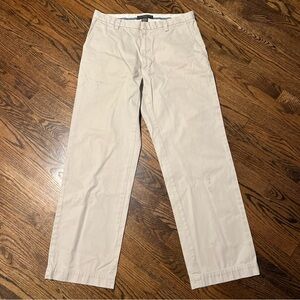 Banana Republic Dawson Men’s Size 33X32 Cream Beige Chino Khaki Golf Pants Y2K